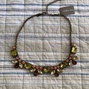 Cookie Lee Crystal Statement Necklace